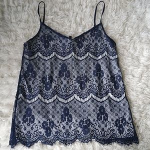 Lace detail cami